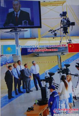 陸德築機建立哈薩克斯坦首家瀝青攪拌站企業