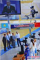 陆德筑机建立哈萨克斯坦首家沥青搅拌站企业