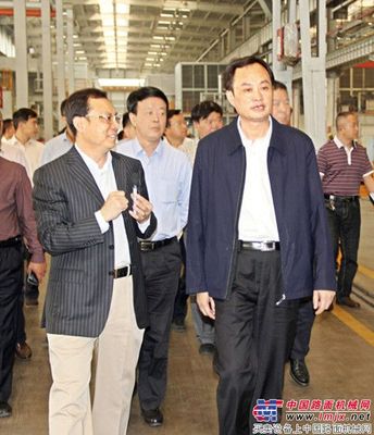 湖南省委常委张文雄一行调研三一中源
