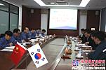 国机重工集团公司领导在常林会见韩国现代高层