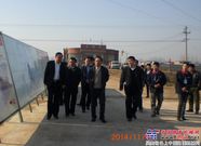 安徽省交通厅长梅劲到阜阳S340改建工程3标检查工作