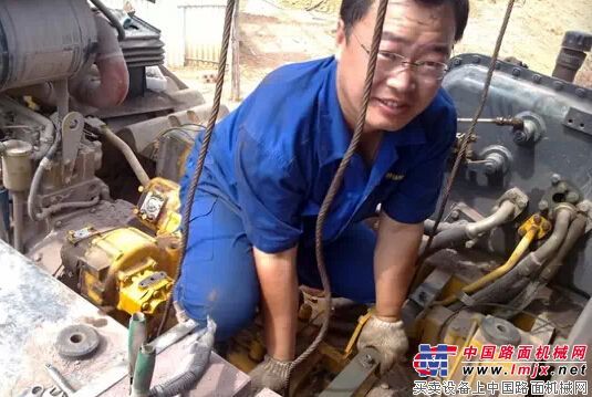 天南地北山推人——记山推服务人员郭鹏