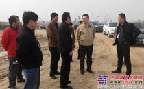 河南省高发司董事长高建立到开民高速二分部指导工作