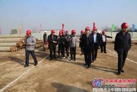 东帝汶民主共和国贵宾观摩中铁一局渭玉高速精细化施工