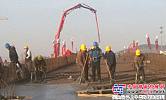 徐州西三环4标LU3匝道桥现浇箱梁浇筑全部完成