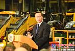 英國首相卡梅倫訪問JCB英國總部 讚鼓舞人心的JCB