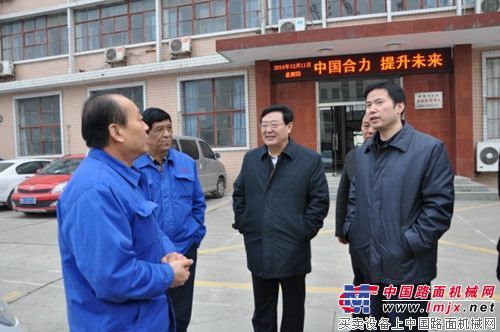 陕西省副省长李金柱一行莅临宝鸡合力调研视察