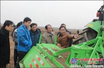 江苏省农机局副局长王峰到山东常林考察调研 