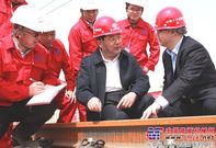 十八局集团公司党委书记宋占波到天津机场线调研