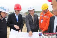 中交一公局副总经理韩国明到贵安综合保税区建设项目检查工作