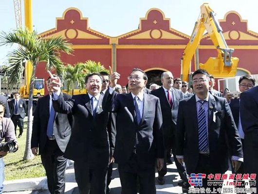 李克强总理赞扬徐工：你们在巴西干得很好！