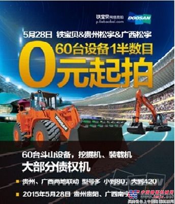贵阳+南宁两地联动 斗山二手机拍卖会