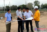 十五局乌鲁木齐集装箱中心站项目部加快土方施工进度