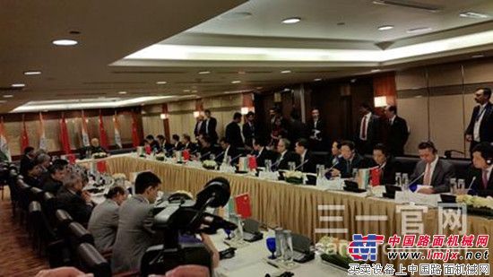 梁稳根受邀参加印度总理莫迪在华闭门会议