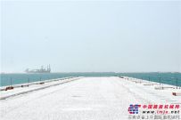 中交四航局多哈海军码头项目完成港池注水工作