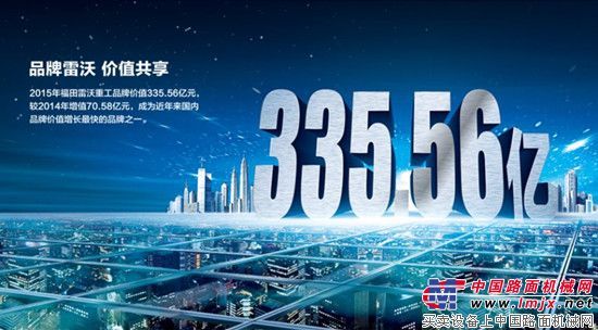 跃升至335.56亿元 雷沃品牌价值再创新高