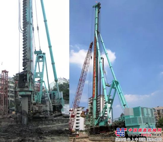 上海金泰SZ80-35全套管钻机首次在软土地质条件下实现无泥浆施工