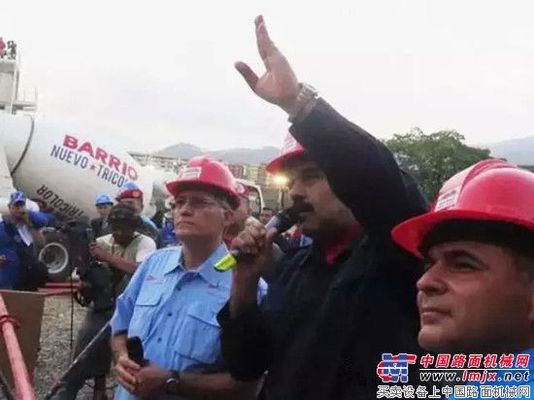 委内瑞拉总统马杜罗会见梁稳根为团长的中国企业代表团