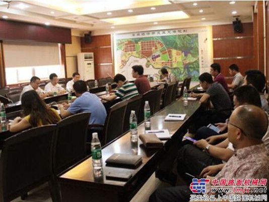 梁立坚会见三一重工副总经理李练文一行