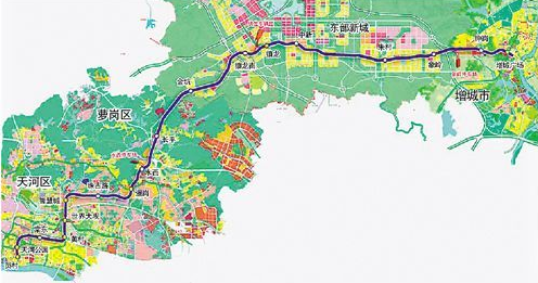 广州地铁21号线两台盾构机隧道掘进 全线计划于2017年建成