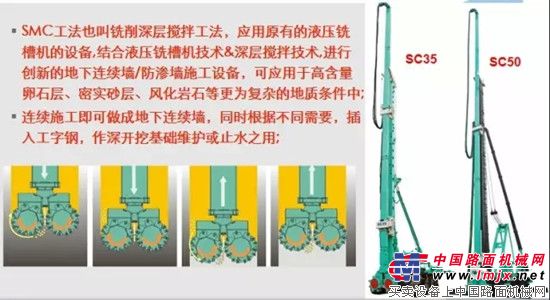 上海金泰SC35双轮搅拌钻机成功应用于水利防渗墙施工