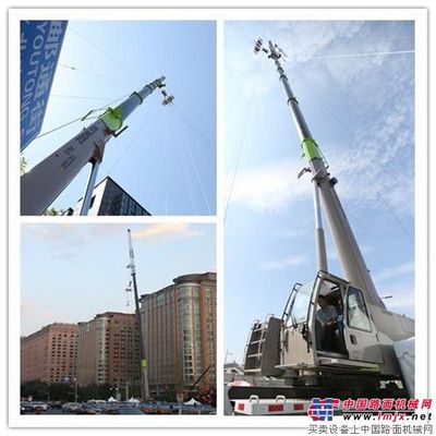 欲与天公试比高 中联重科新涂装产品惊艳亮相天安门