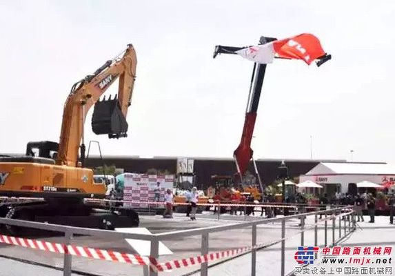 三一重工亮相第二届非洲宝马工程机械展