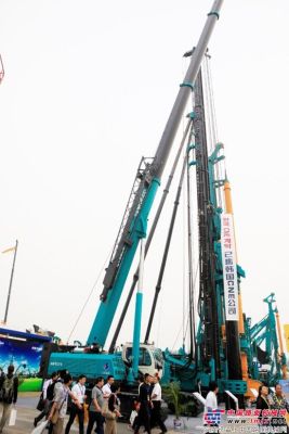 山河智能SWCH598-115M全液壓履帶樁機BICES 2015首日售罄