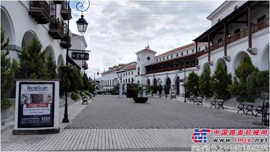 市场新开拓 星邦重工25米曲臂入驻危地马拉最大商业街