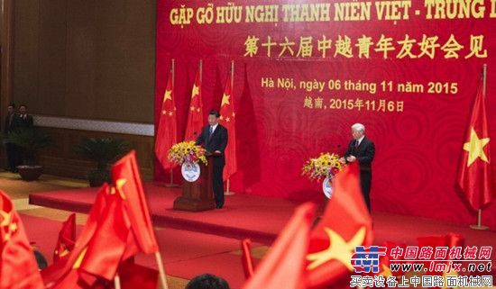玉柴代表随团出访越南 受习近平阮富仲会见