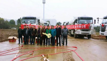 中国重汽20辆豪瀚新型智能渣土车入驻英雄城南昌