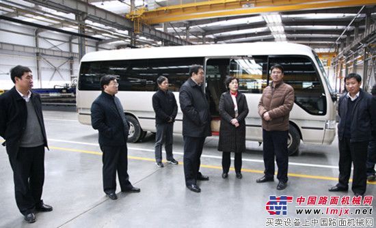 山东潍坊市领导来英轩重工调研