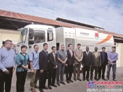 中联重科顺利完成中国政府援助苏里南环卫车辆项目