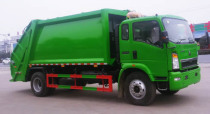 中国重汽华威公司国五压缩垃圾轻卡车上市