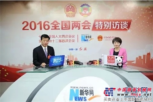 王金富做客新华网，唱响“农机好声音”