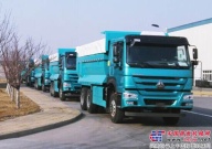 中國重汽濟南標準智能渣土車首批20台改裝下線