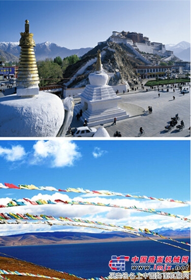 南方路机高标准全环保搅拌站助力西藏建设