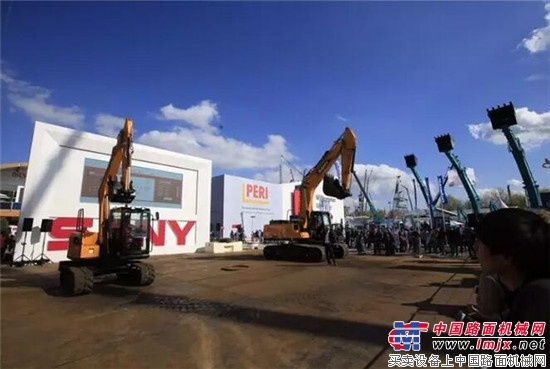 三一德国宝马展斩获７亿意向订单