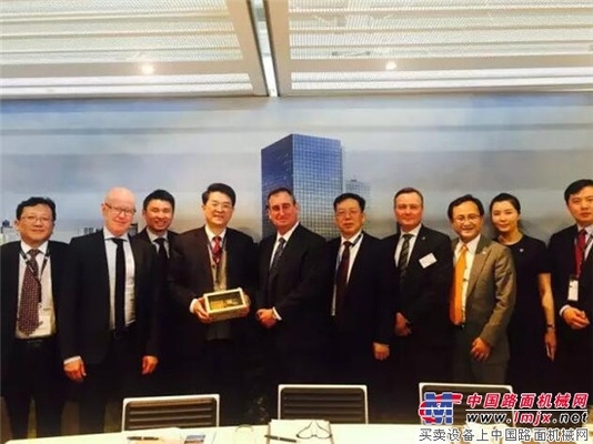 沃尔沃建与中国中铁股份有限公司展开高层会谈
