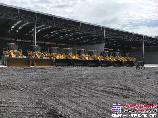 9台雷沃装载机支援江西九江最大的矿山基地