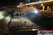 青年突击队加班施工 中国铁建大桥工程局五公司延吉管廊顺利完成