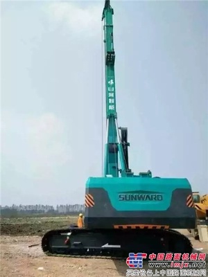 山河智能十台旋挖助力沈阳重点工程