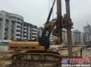 雷沃旋挖鑽助力桂林城市高架橋建設