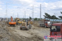 中铁十五局乌鲁木齐集装箱中心站项目过渡便线路基工程施工完成