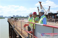 中建一局市政公司衡阳二环东路工程项目迎接集团履约品质检查