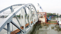 柳工歐維姆LSD提升係統助力越南CAU GHENH橋恢複通車