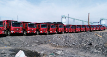 40輛中國重汽自卸車交付寧夏煤業用戶