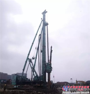 上海金泰SZ80-35全套管鑽機青田試樁 優勢顯著 成效非凡