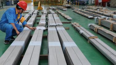 大明为海外造纸设备企业加工配供的不锈钢产品