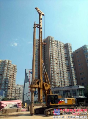 徐工XR360旋挖鑽機助力家鄉徐州軌道交通2號線建設